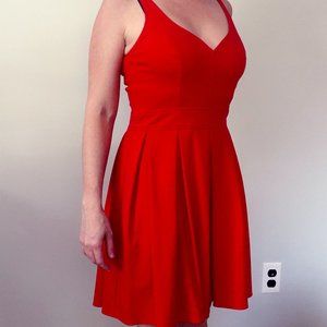 Amanda Uprichard Short Cocktail Dress (Red) Sz. M